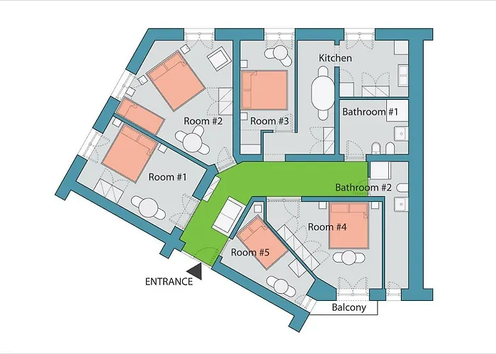 Bigfamilyflats - Colosseo Termini Apartment *